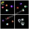 Various Shapes LED Lighted Flashing Soft Squishy Jelly Crystal Rings In Assorted Colors