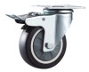 Medium Duty Single Ball Bearing PU Caster