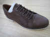 Brown leather mens office shoes