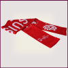 Factory Direct 2016 Euro Football Scarf Embroidered Logo Fan Scarf