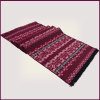 winter plaid silk woven scarf with brushed for men