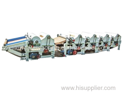 SBT400+250 textile waste recycling machine with four rollers