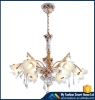 Mordern design crystal indoor ceramics lighting