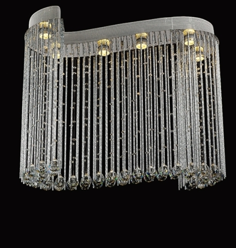 Harp K9 Crystal Indoor Ceiling Lighting