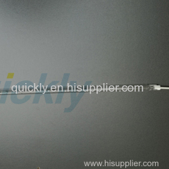 Transparent tungsten heater lamps for painting