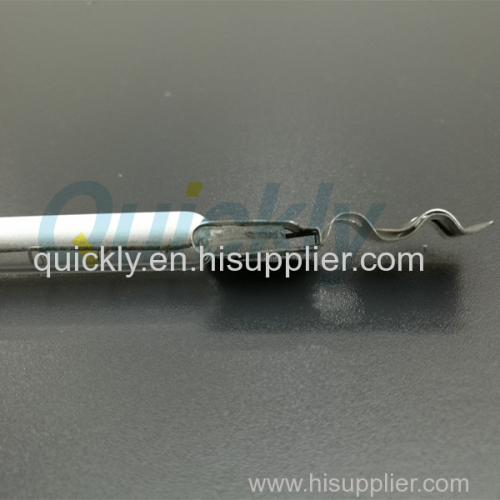 Transparent quartz tube IR heater lamps