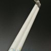 Medium wave quartz heater with white reflector