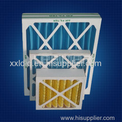 Panel Primary Air Filter Cardboard Frame Pre Filter