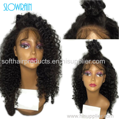 Unprocessed Loose Curly Full Lace Human Hair Wigs Glueless Virgin Brazilian Full Lace Wig Curly Lace Front Wigs Women