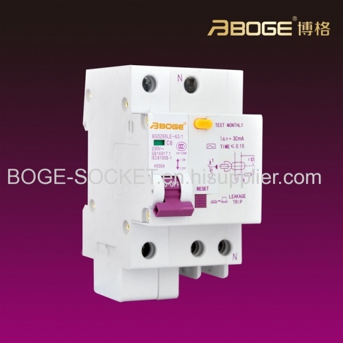 RESIDUAL CURRENT BREAKER WITH OVERLOAD PROTECTION