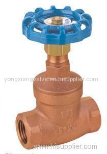 THREADED BRONZE GLOBE VALVE