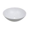 Round Shape White Porcelain Ceramic Bathroom Vessel Sinks