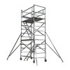 High Security Rolling Single & Double Width Aluminum Scaffolding & Portable Mobile Tower