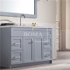 48 In Grey Shaker Style Bathroom Vanity Cabinets With Drawers