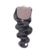 Brazilian Virgin Hair Body Wave Silk Base Closure 4*4