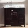 36 Inch Bathroom Vanity Espresso Solid Wood With Storage Drawers