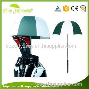 Classic Size 16 Inch Double Canopy Two Colors Golf Bag Umbrella Can Ajustable Height