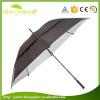 30 Inch Standard Size Double Layers UV Pretected Manual Open Black Fiberglass Multi Color Golf Umbrella