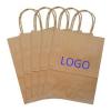 Light Candy Color Birthday Gift Bags Using Kraft Paper Loot Bags With Handles