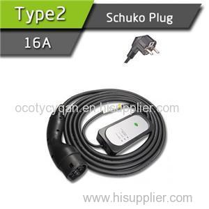 Type2 16A Portable EV Charging Box Schuko Plug For Fast Charge Carstation For Sale Factory