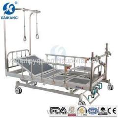 Adjustable Four Crank Fhree Functions Orthopedic Traction Bed
