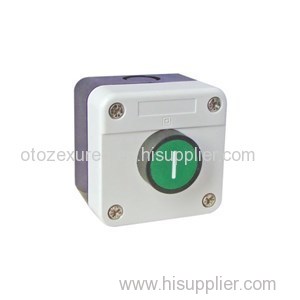 N/C N/O+N/C Spring Return Pushbutton Mushroom Head Button Control Box