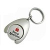 Personalised Shopping Trolley Token Coin Key Rings With Logo