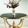 European Sculptural Luxury Glass Flower Tables For Hotel