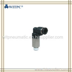 PLL Series Extended Male Elbow Plastic Fitting