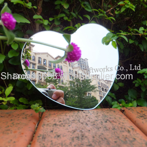 Customized Shape Adhesive Backed Acrylic PMMA Mirror Sheet Cutting