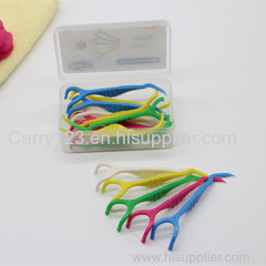 Y shape dental floss pick plastick toothpick UHMWPE floss super thin floss