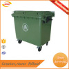 660L large capacity Outdoor Usage and Plastic Material plastic Waste Bins with wheels Kunda