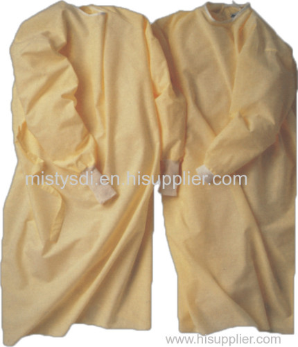 Protective products isolation gown made of PPSB latex free non irritating odorless and fiberglass free