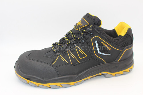 AX02001Y low cut non-metal safety shoes with plastical toe-cap and kevlar middle sole