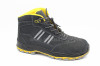 AX02003 suede leather safety footwear with composite toe-cap and kevlar middle sole