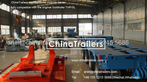 ChinaTrailers manufactures Goldhofer THP/SL model modular trailer
