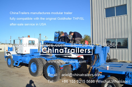 12 Axle Goldhofer Modular Trailer To Vietnam