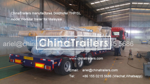 12 Axle Goldhofer Modular Trailer To Vietnam