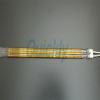 Shortwave double infrared heating element