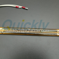 Twin tube quartz heater infrared heating