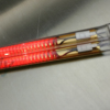 Quartz glass tube infrared emitter with gold coating