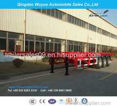 3 Axle Container Chassis or Container Skeletal Truck Semi Trailer