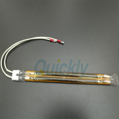 carbon fiber medium wave ir lamps 4000w with one side connection