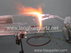 large diameter Quartz glass tube