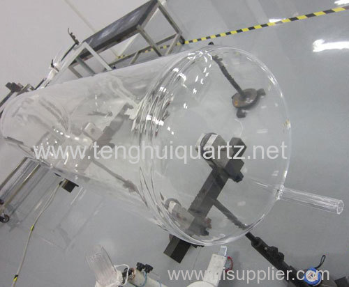 Large Diameter Clear Fused Quartz Glass Tube