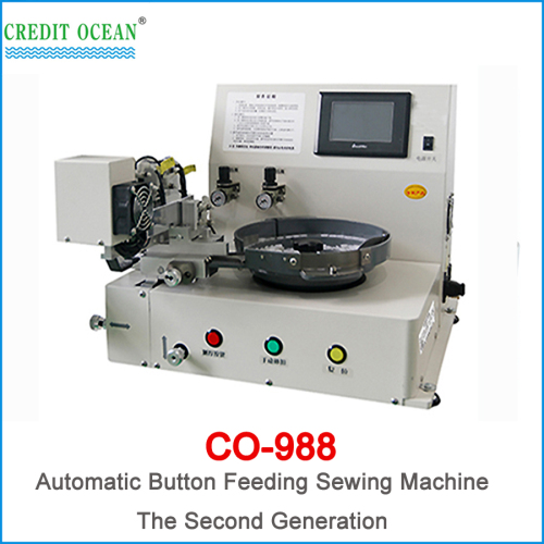 alimentador automático de alta calidad del botón del océano del crédito usado para la máquina de coser del botón