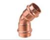 BEND 45 DEGREE OF COPPER PRESSED FITTING