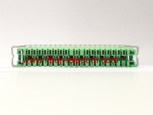 10 pair Disconnection Module green color