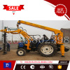 Excavator drilling rod installation all-in-one machine