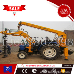 safety trench digger and crane tractor/piling machine